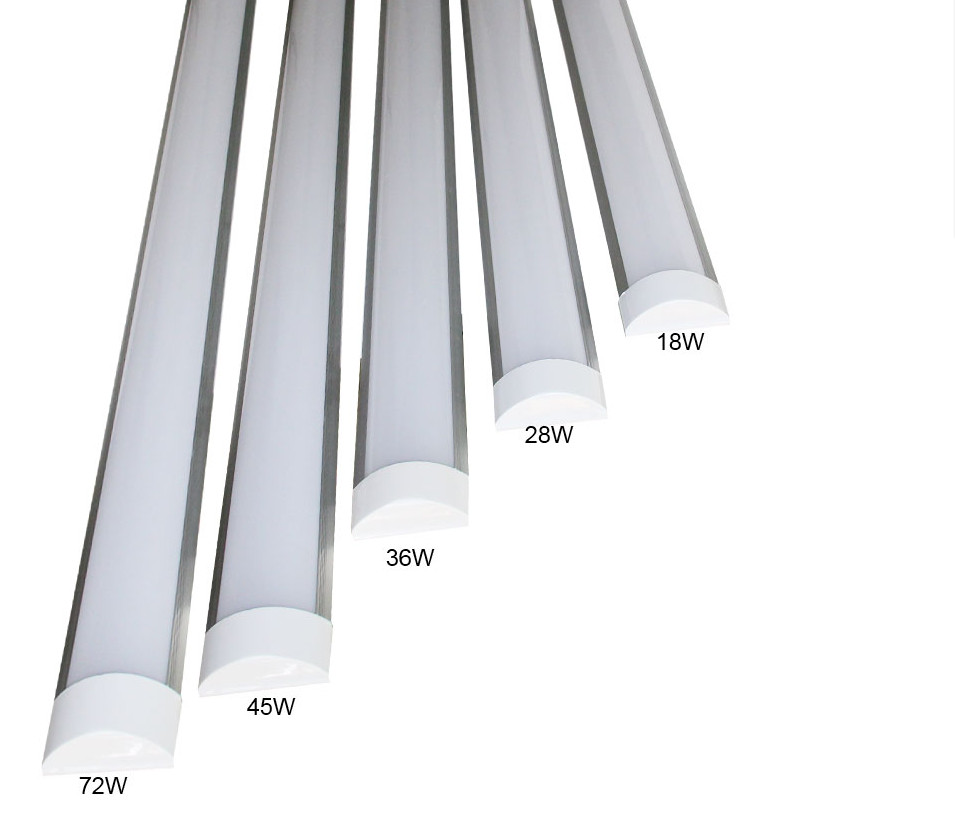 Aluminum Slim 1ft 2ft 3ft 4ft 5ft 9w 18w 36w 48w Led Linear Light Fixtures led batten light for Supermarket