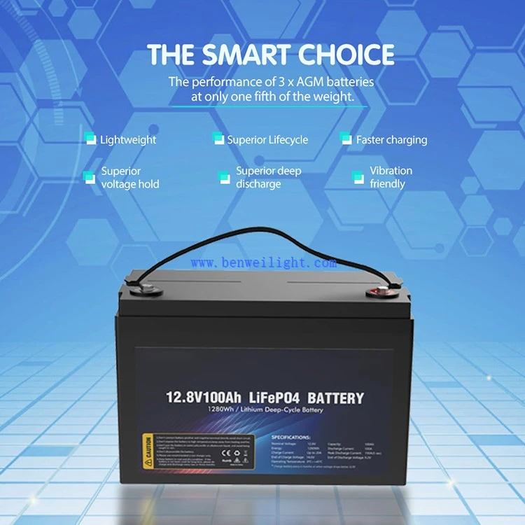 100ah 12v lifepo4 deep cycle battery 2