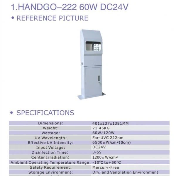 Dezynfekcja światłem Far Uv 222 nm