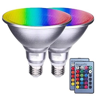Kolorowa żarówka LED Par38