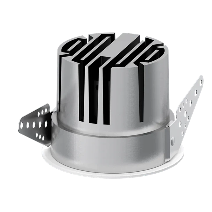 Integral LED Downlight 4.5W/20W 3000K 250lm 48mm Cut-out Warm White Brushed Alum