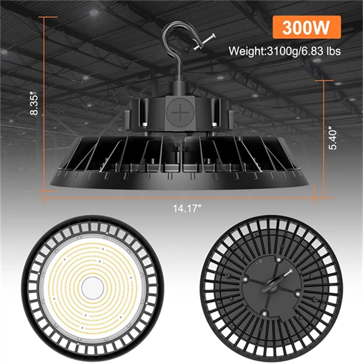 LED Ufo High Bay Hallenstrahler - 200W 25 000 lumenów