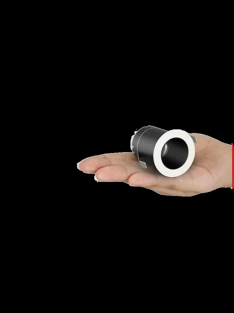 Wbudowany reflektor LED Mini 3 W — do użytku domowego (pokój dzienny/szafka na wino),-przeciwodblaskowy, wysoki CRI, wąska ramka