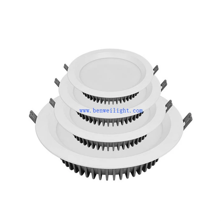 Round Recessed 24W Led Non Dim Downlight