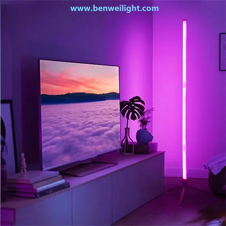 RGB Corner Floor Lamp For Bedroom & Game Room Ambient Lighting suppliers
