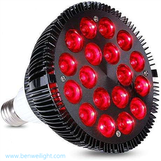 Lampa do terapii światłem czerwonym, urządzenie do terapii światłem podczerwonym o mocy 54 W i 18 diodami LED, 660 nm czerwone i 850 nm