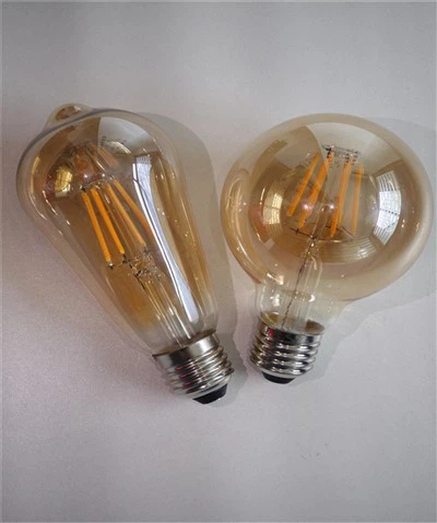 Żarówka LED G45 E14 z przezroczystą żarówką - 6W Światło dekoracyjne, ciepły biały blask