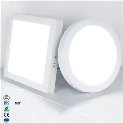 Lampa sufitowa LED z okrągłym płaskim panelem