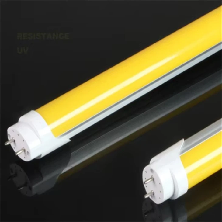 Żółta osłona świetlówki LED anty UV 15W
